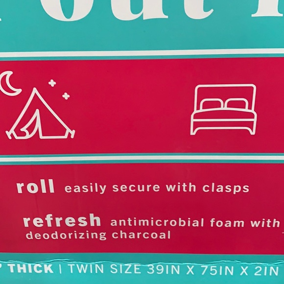 novafoam Roll-Out Memory Foam Lounger, Reversible - Picture 15 of 16